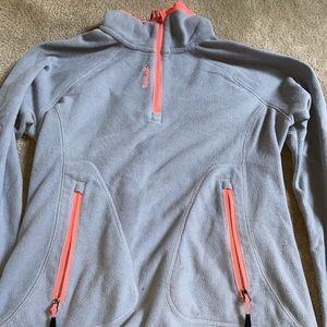 Pink/Grey REEBOK Quarter-Zip